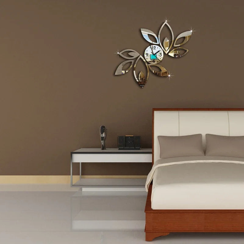 DecoTime - Modern 3D Akryl Väggklocka