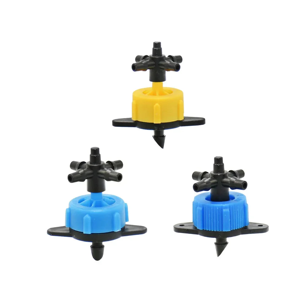 Carvallo Cross Connector | 2-Way Arrow Connection | For 3 mm & 5 mm Hoses | Drip Irrigation Systems