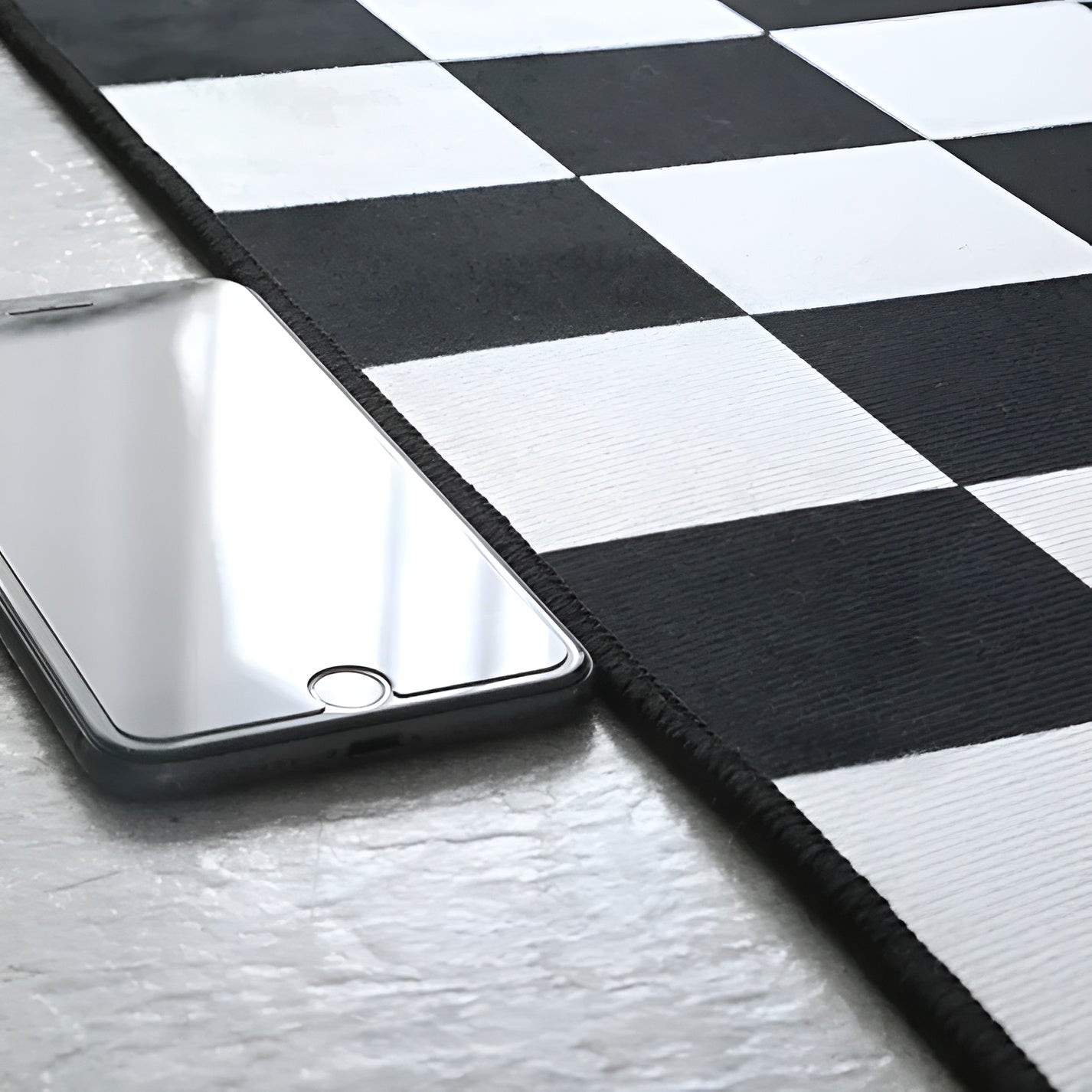 Halvkrets dörrmatta – Halkfri och dekorativ | För inomhus- och utomhusbruk, hall och vardagsrum