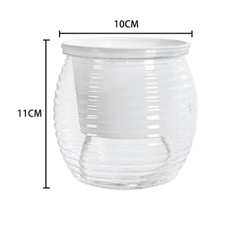 Carvallo Hydroponisk Blomkruka | Självbevattnande & Modern | För Inomhusväxter | 3-pack