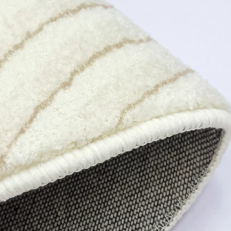 FormaLuna Matta | Rund matta med modernt geometriskt mönster