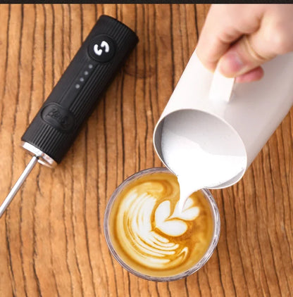 Royallure Elektrisk Mjölkskummare Handhållen Kaffevisp, Äggvisp &amp; Dryckblandare