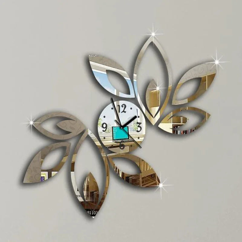 DecoTime - Modern 3D Akryl Väggklocka