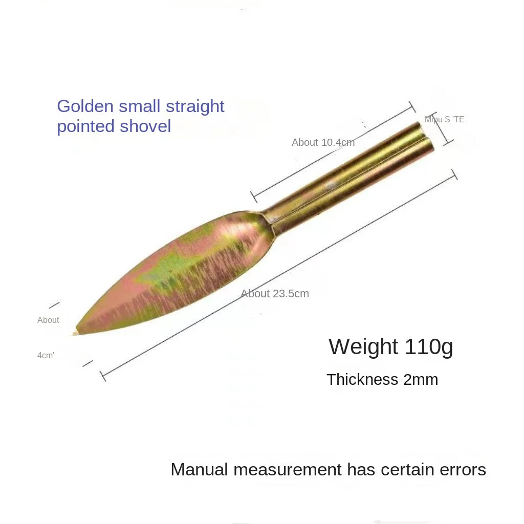 Carvallo Weidenschaufel aus Hochkohlenstoffstahl | Spitzschaufel zum Graben & Lockern | Kompakte Gartenschaufel für Wildgemüse & Gartenarbeit