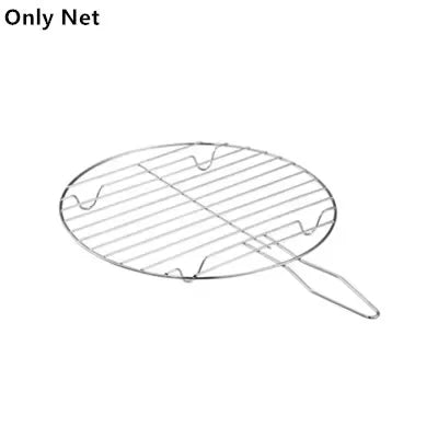 Carvallo Grill Rökfri Grillpanna | Non-stick & Rostfritt stål | För Gas-, El- & Keramikspisar | Ø 30 cm