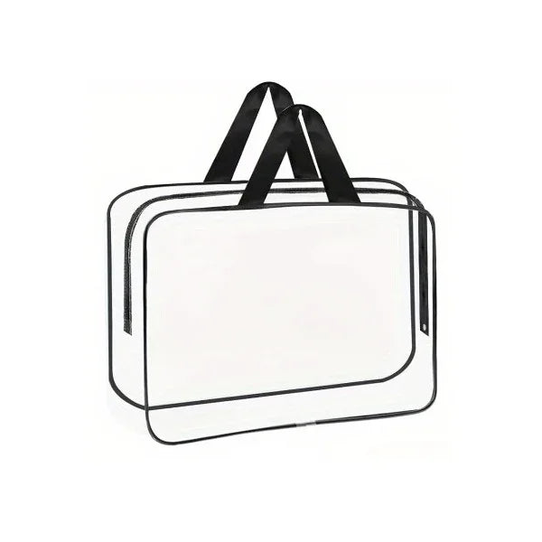 Carvallo-uppbevaringsväska ClearyBag Kids | Transparent & Vattentät | För pussel, böcker, byggklossar & resor | 30×22×10 cm