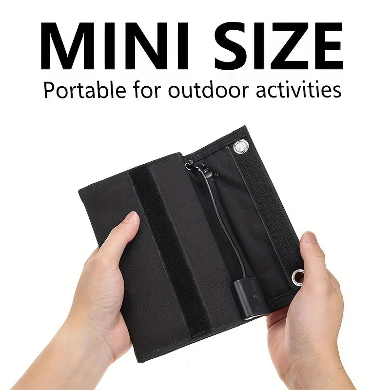 Carvallo FoldCharge 60 | Fällbart Solpanel 30W | USB-utgång | IP65 Vattentät | Monokristallin med LED-laddningsindikator