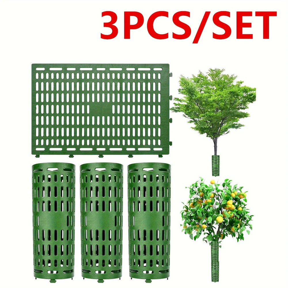 Carvallo StammProtektor Stammskydd Manschett | Kan anpassas & Återanvändbar | Skydd mot barkskador från gräsklippare & gnagare