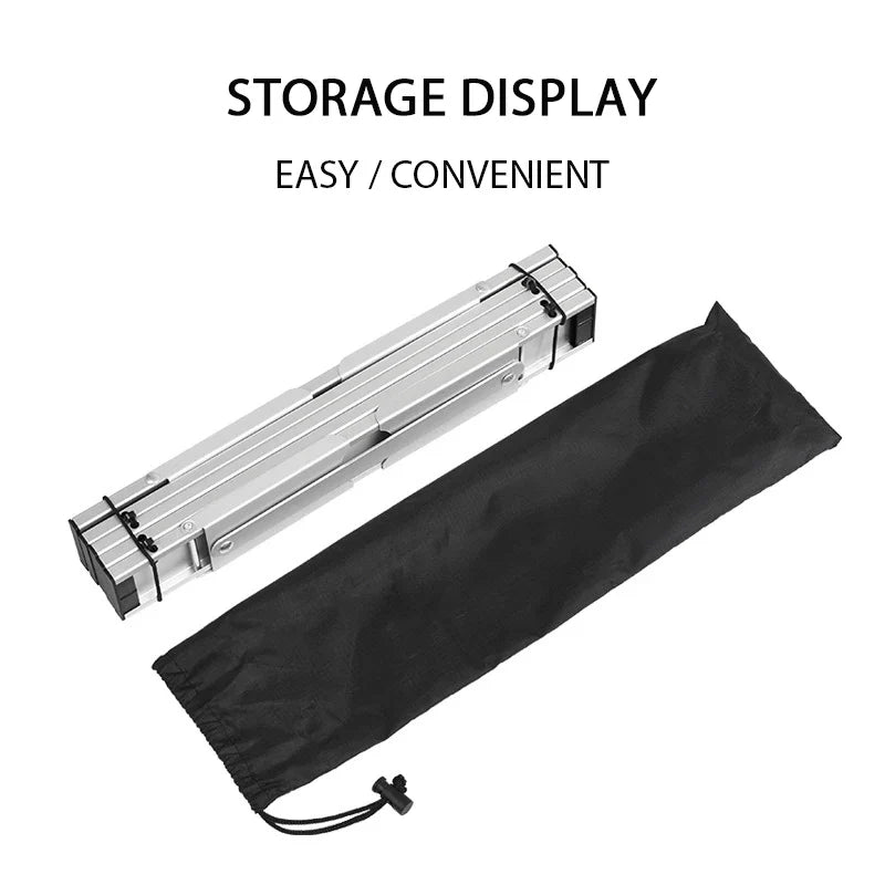 Carvallo Campingbord | Ultralätt & Fällbar | Aluminium | Idealiskt för Utomhus, Vandrings & Picknick