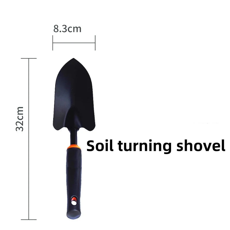Carvallo Trädgårdsredskap 2-i-1 Hacka & Raka | Robust Kombi-verktyg med 5 tänder | Av kolstål | För rabatter och ogräsborttagning