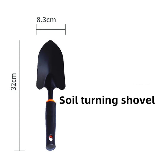 Carvallo Trädgårdsredskap 2-i-1 Hacka & Raka | Robust Kombi-verktyg med 5 tänder | Av kolstål | För rabatter och ogräsborttagning