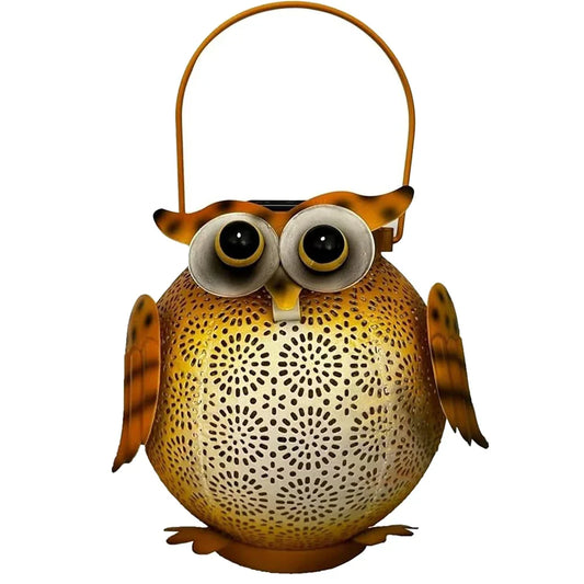 Carvallo Solar-Djurlykta | Handgjord trädgårdslampa med djurmotiv | Solenergi & väderbeständig | För terrass, balkong & trädgård