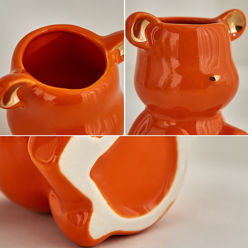 NordicBear - Legendariska keramiska björnvaser för att lägga till charm till vilket rum som helst