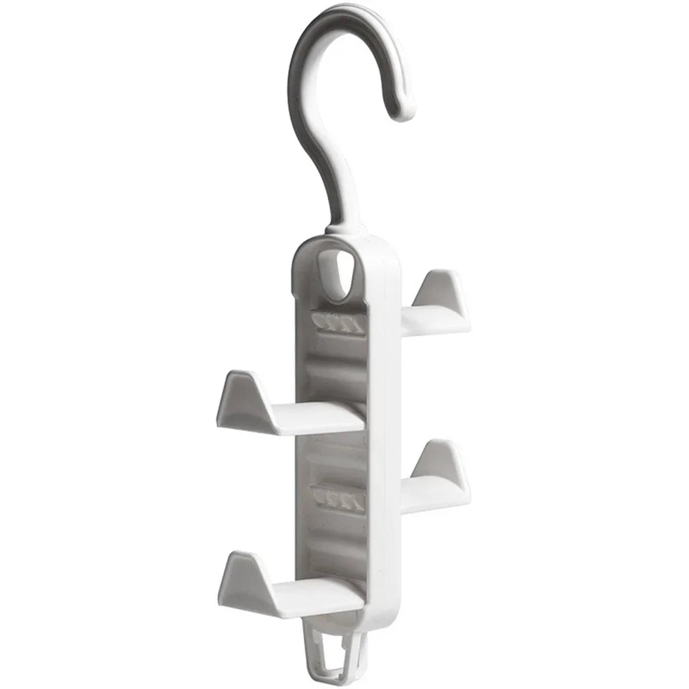 Carvallo Multifunctional Hooks | Wall Hooks Made of Plastic | 3-fold &amp; 5 kg Load Capacity | Modern &amp; Space-Saving