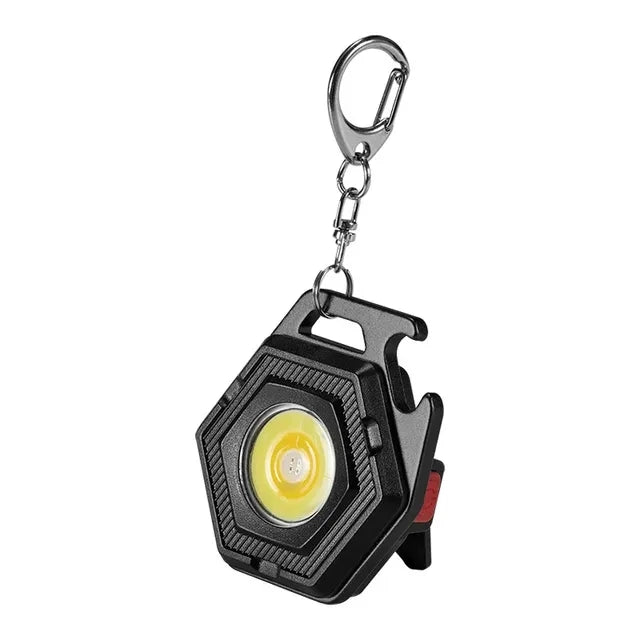 Carvallo Mini LED Campinglampa | USB-C Uppladdningsbar | COB-Arbetslampa med magnetfot | 7 Ljuslägen &amp; IP64 Vattenskydd