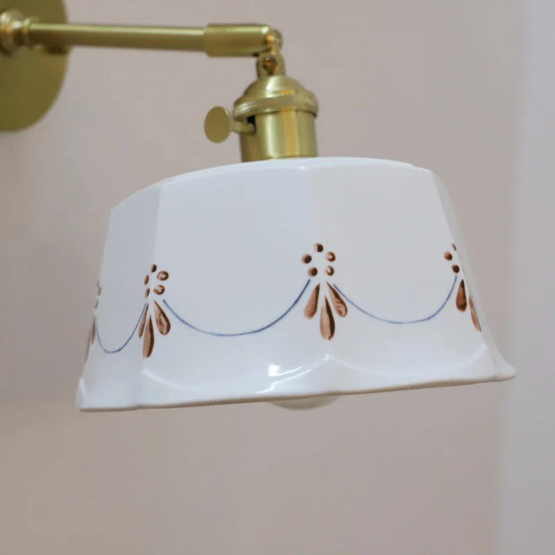 ZenGlow - Japansk Retro Vägglampa med Dragströmbrytare