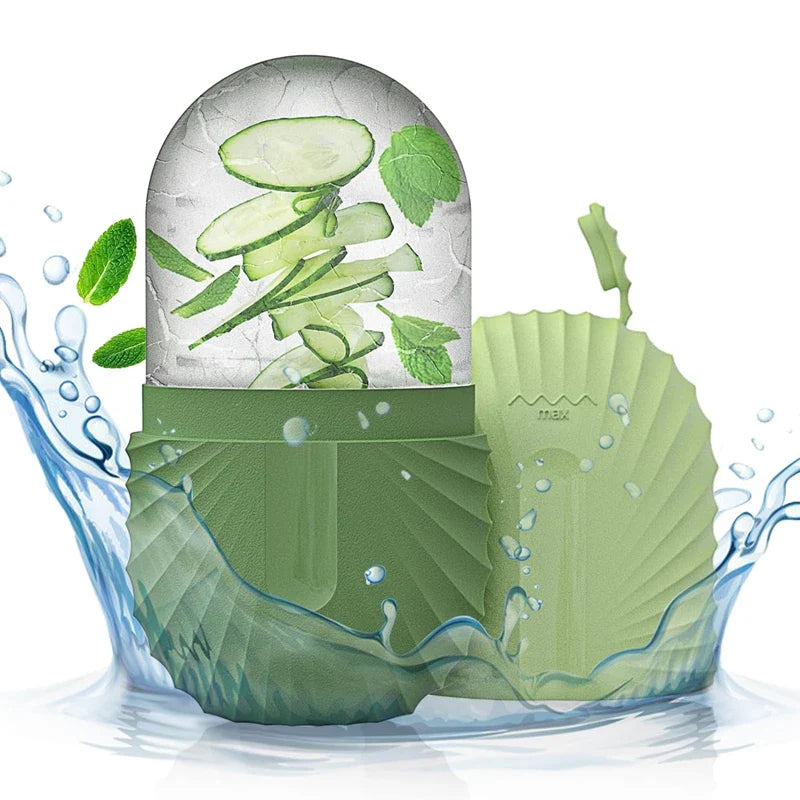 Carvallo-Eisroller FrostiGlow | Återanvändbar & BPA-fri | För strålande hud & mindre svullnad