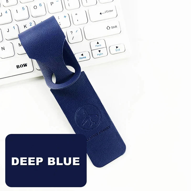 Carvallo Koffertagg i konstläder | Adressetikett för resebagage | Bagagetagg för väskor och väskor | 9 färger