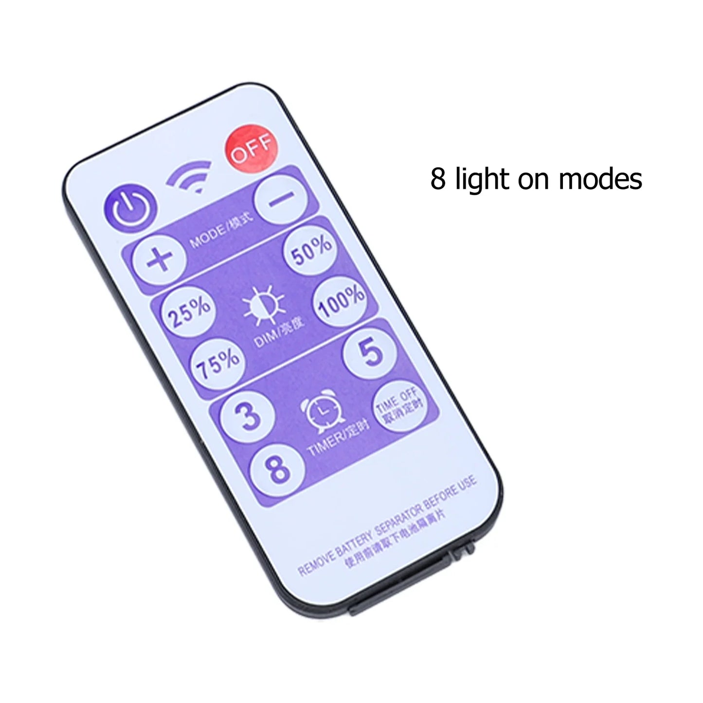 Carvallo Solar Kontrollbox för ljusslingor | Med fjärrkontroll & 8 lägen | Dimmbar & Vattentät IP65