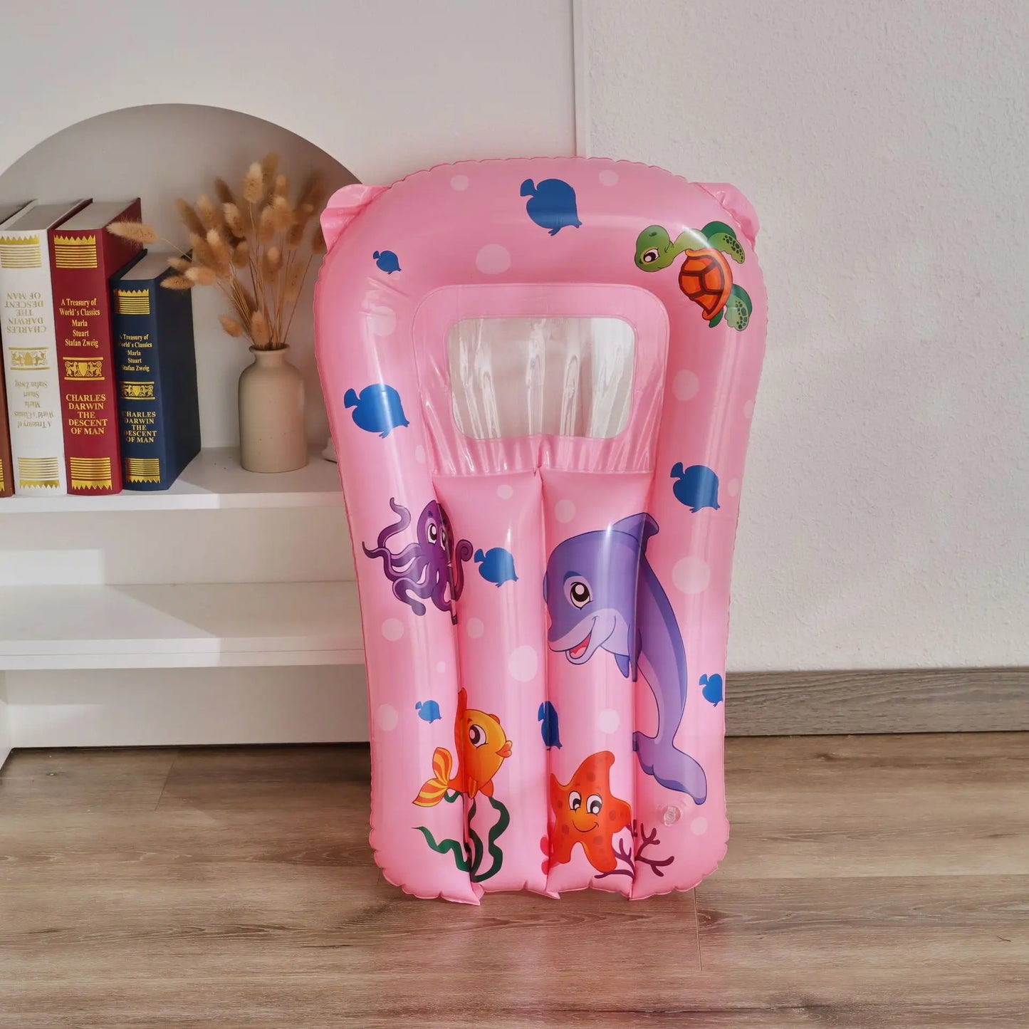 Carvallo Barn Simmatta | Uppblåsbar & Miljövänlig | För Pool & Badkar | 28x17 tum