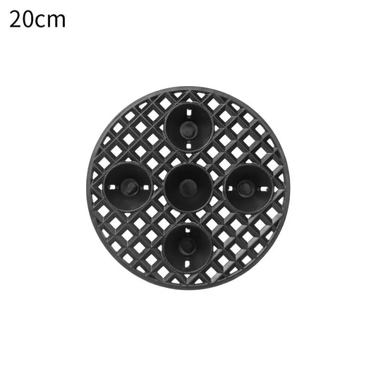 Carvallo växtkruka underlägg med ståfunktion | Golv- & terrasskydd | 20/30/40 cm Ø | För inomhus & utomhus