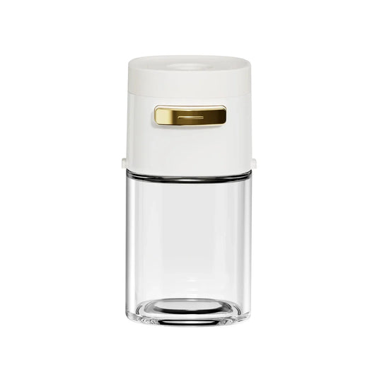 Carvallo Dosario | 180 ml Glasbehållare med pumpdispenser | Salt- & krydddispenser | Lufttät & stilren