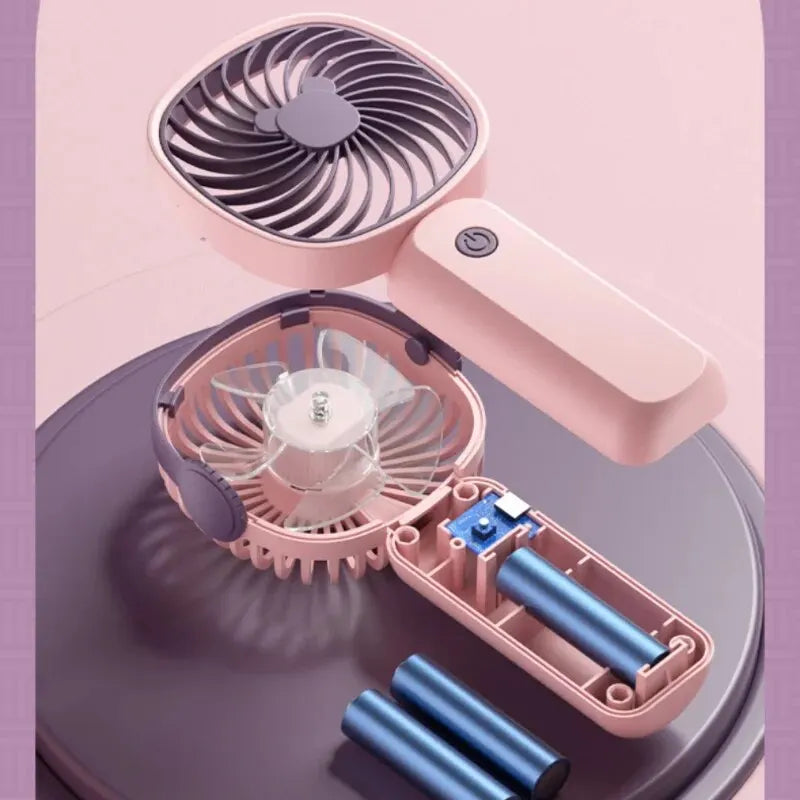 Carvallo USB Fläkt BreezyGo | Praktisk & Bärbar | Med Ställning | Ideal för Kontor, Resor & Skola