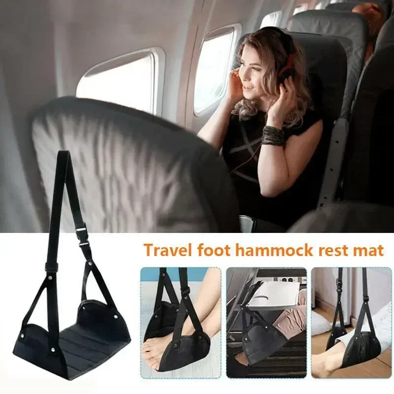 Carvallo Legino TravelRest | Memory Foam Komfort | Justerbar &amp; ultralätt | För flygplan, kontor, tåg &amp; hem