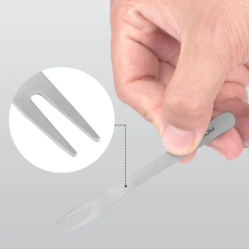 Carvallo Titan-fruktgafflar | Ultralätt & Återanvändbar | Dessert-, tårta- & salladsgaffel för camping, hem & gastronomi