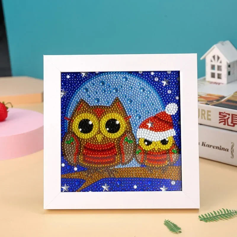 Carvallo Diamant-Malset Funkelino Kids | 5D Mosaik-Konst för Barn | Komplettset utan Ram | Från 5 År