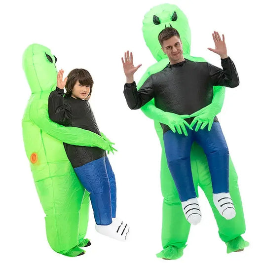 Herrarnas Roliga Inflatable Halloween Kostym | Alien Bear Me Kostym