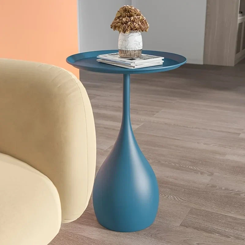 Ariessa Lumo | Mobil Rund Sidobord i lätt lyxig design för soffa och säng