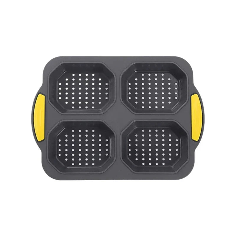 Carvallo SilicoBake | Silikonform för hamburgerbröd | Non-stick & värmeresistent | Fällbar & återanvändbar