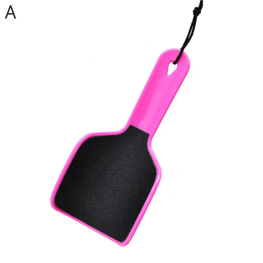 Carvallo SilkStep DuoCare | Dubbelverkande hälsovårdsverktyg med U-form | För släta, välskötta fötter | 20×9×3 cm