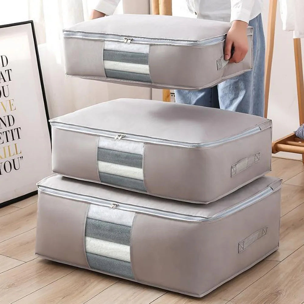 Carvallo Fällbar | För filtar, kuddar & kläder | SoftStow fleeceorganisator