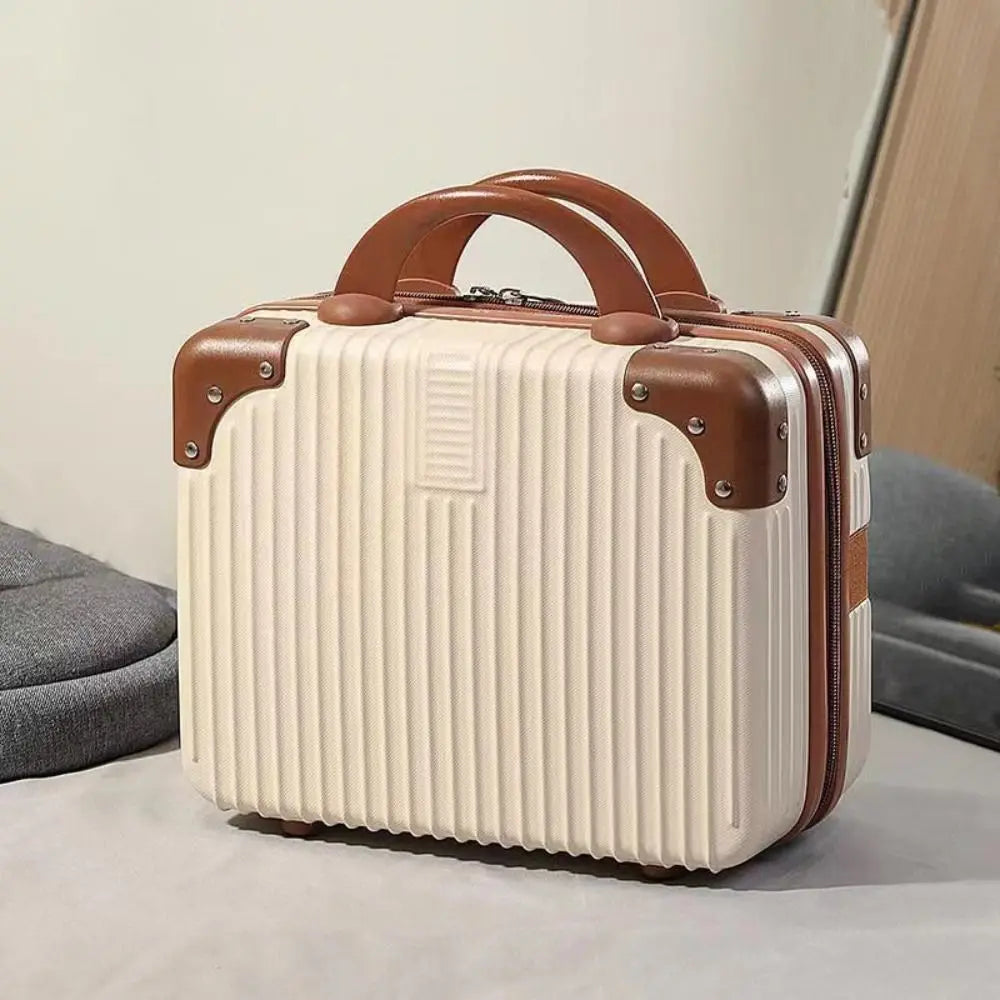 Carvallo Mini-kosmetikkoffert | Kompakt &amp; Stilig | Hard skall av ABS+PC | Ideal för resor &amp; smink