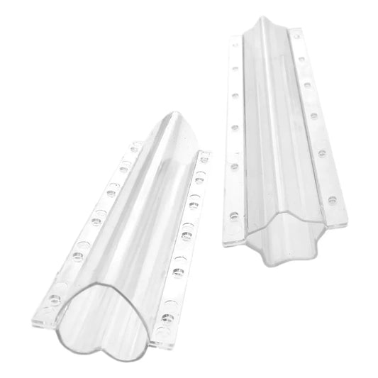 Carvallo Frukt- & Grönsaksform Set | Hjärta & Stjärna | Återanvändbara tillväxtformer i plast | 20 × 6,5 × 4 cm