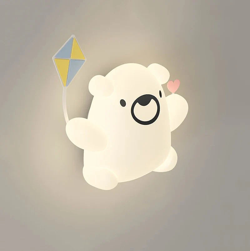 CartoonKinder - Dimmbar LED Vägglampa för Barnrum
