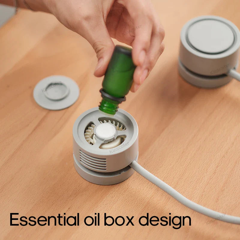 Carvallo Nackventilator Bladeless | Bärbar & Återuppladdningsbar | 3-Stegs Kylning | Tyst & Kompakt