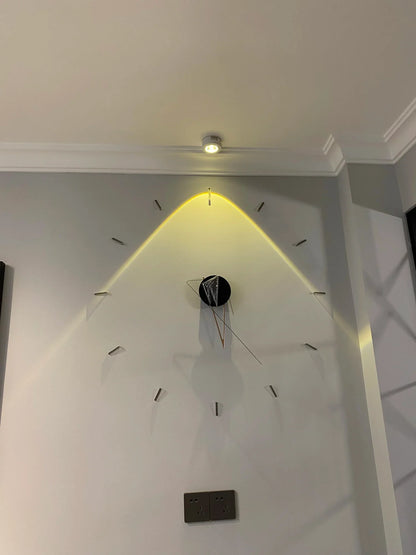 ModernArt - DIY Tyst Väggklocka för Minimalistisk Design