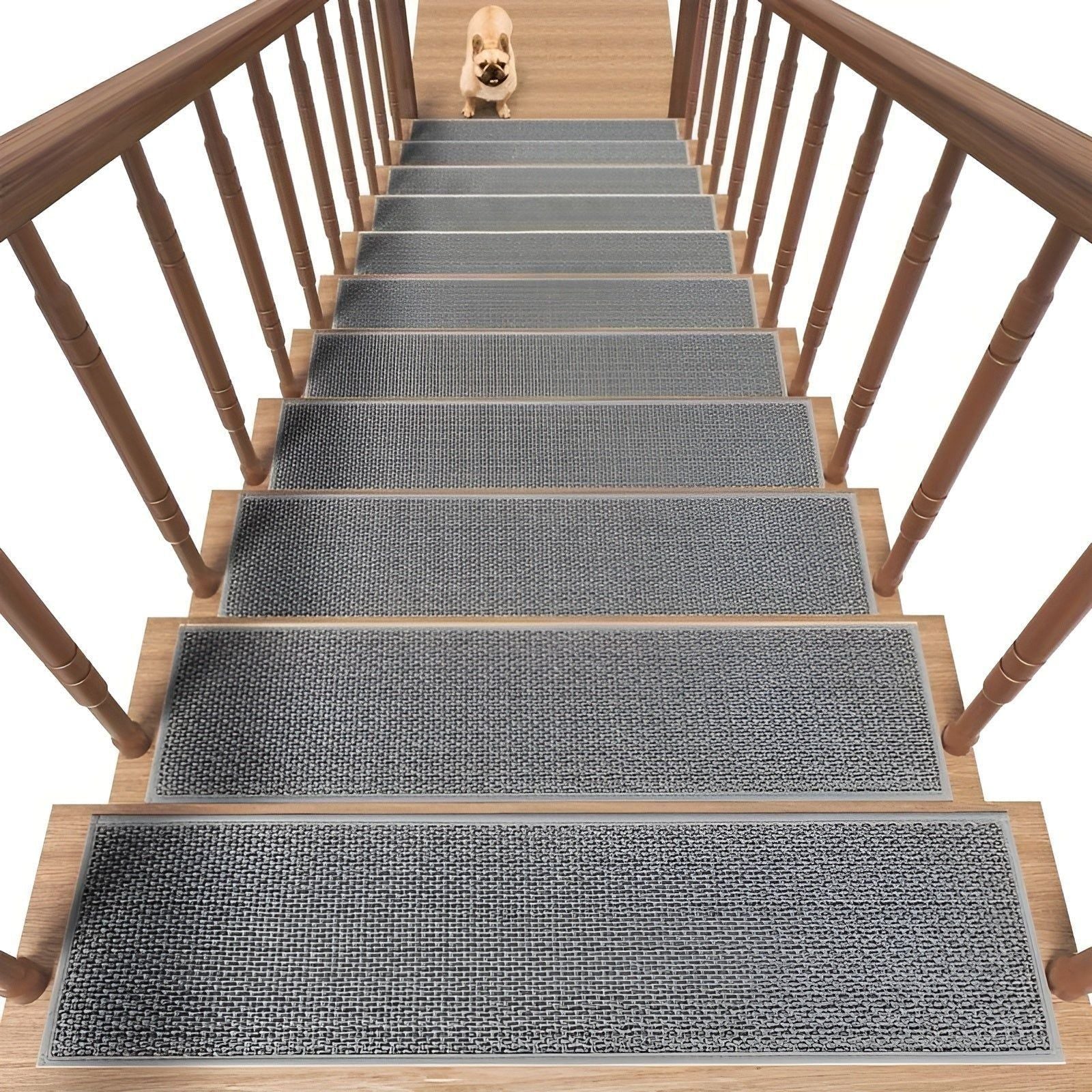 SafeStep Mat - 15 Del Antiskid Säkerhetsgummitrappmatta