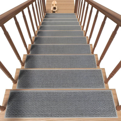 SafeStep Mat - 15 Del Antiskid Säkerhetsgummitrappmatta