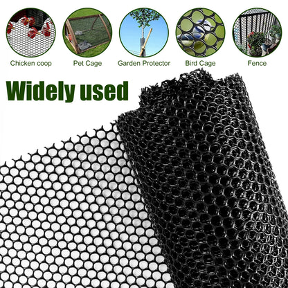 Carvallo Mesh | Plaststängselnät för trädgård &amp; stångskydd | 300 × 40 cm / 600 × 40 cm | Väderbeständig &amp; kan anpassas