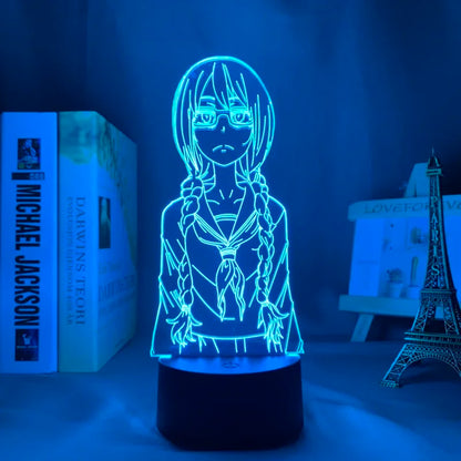 LumiAnime - 3D LED Nattlampa med Dimbar Belysning för Otaku Dekor