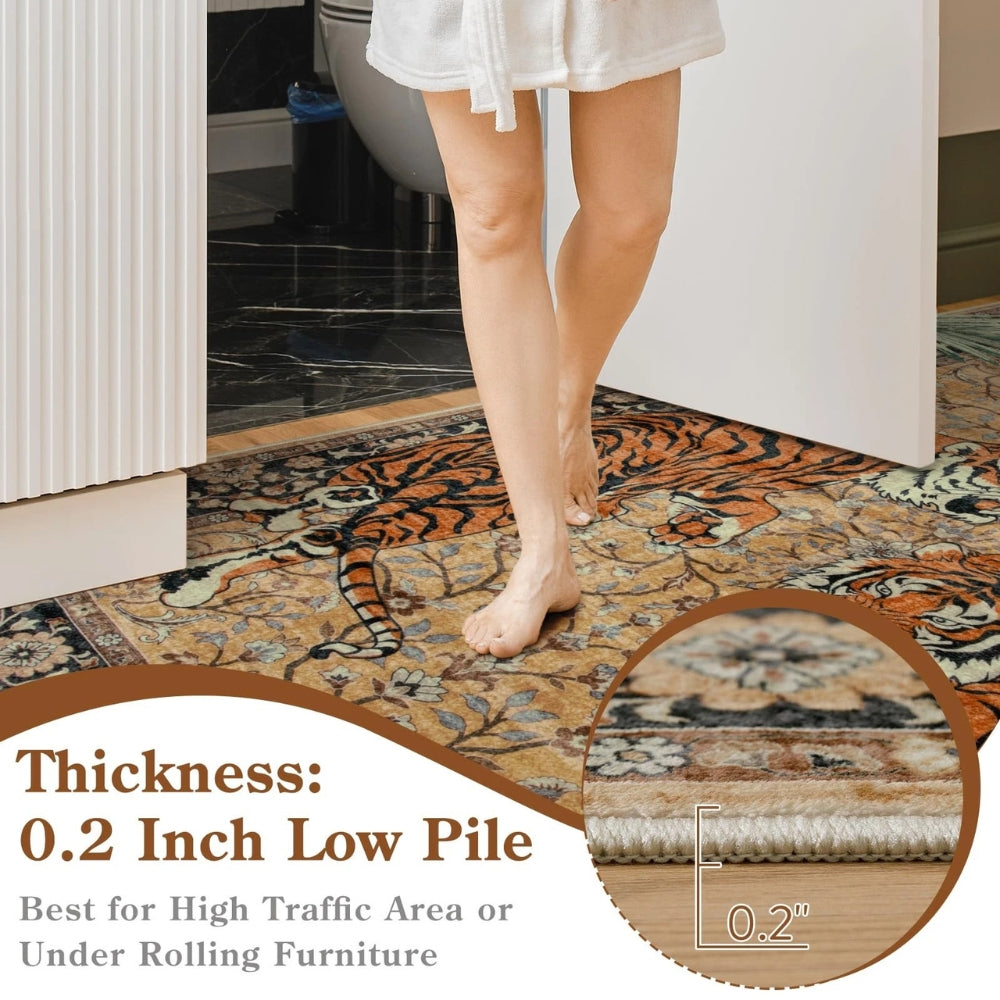 Savage Grace Tiger Tapestry Mattor Matta