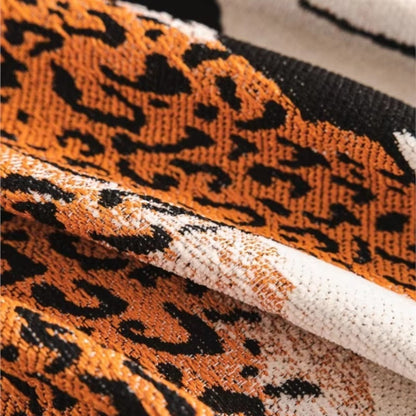 Savara Leopard Soffkasttäcke