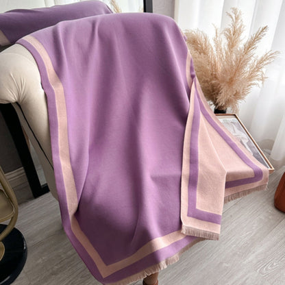 Savéra Randig Dubbelsidig Poncho Schal