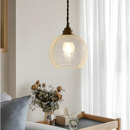 GlossyGlass Light - Nordisk kristallglas minimalistisch hängande lampa