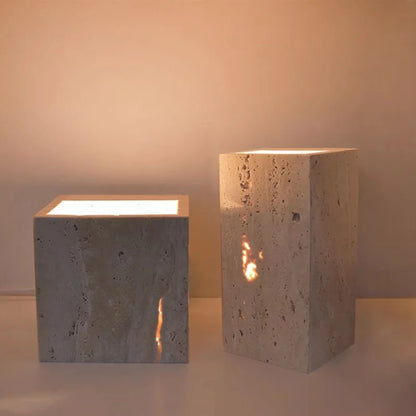 Vägglampa Travertinsten LED Upp Ner