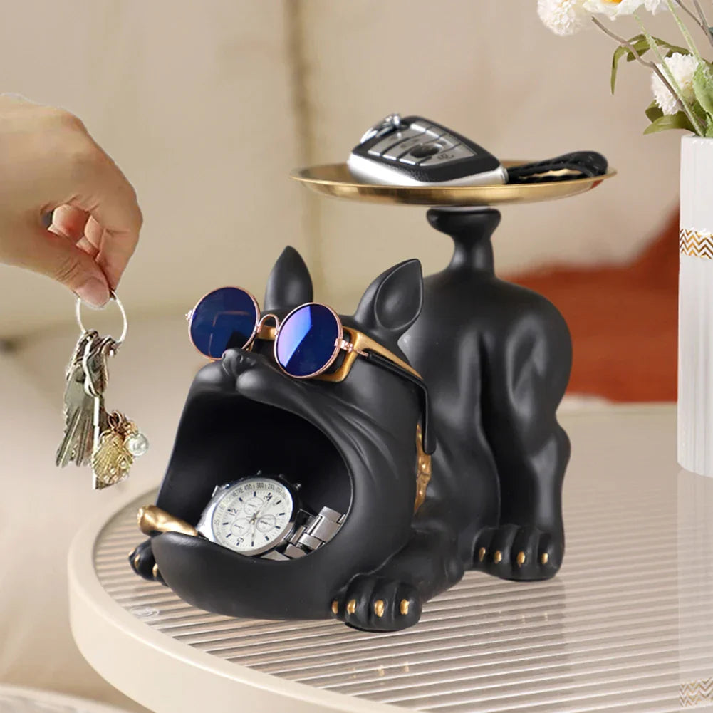 Chic Hund Figur - Lekfull & Stilig Dekor